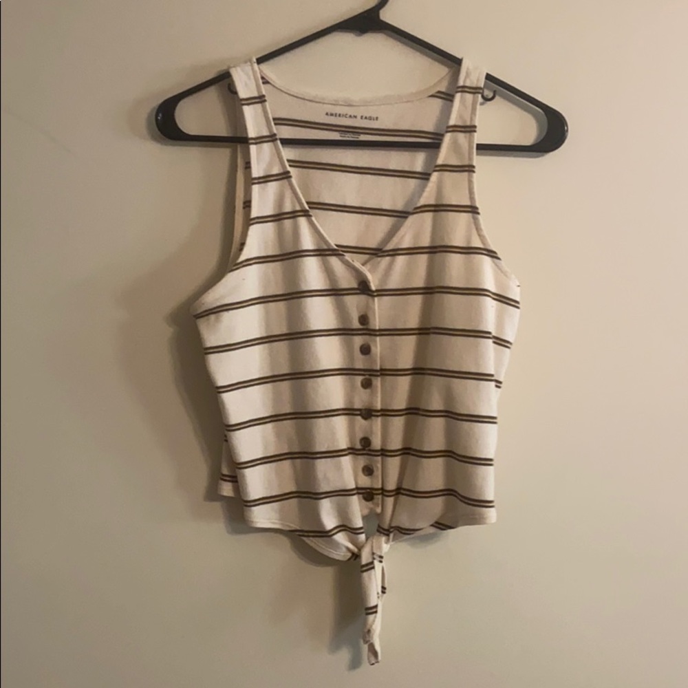 American Eagle Front Tie Shirt